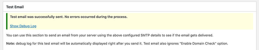 SMTP test email - Tech Solution For Web